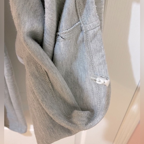 common unique 2 Way Waist Banding Wide Track Pants Grey - Picture 4 of 9